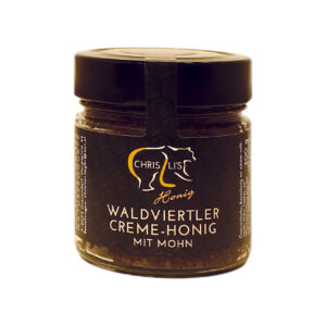 Waldviertler Creme-Honig mit waldviertler Mohn 280g